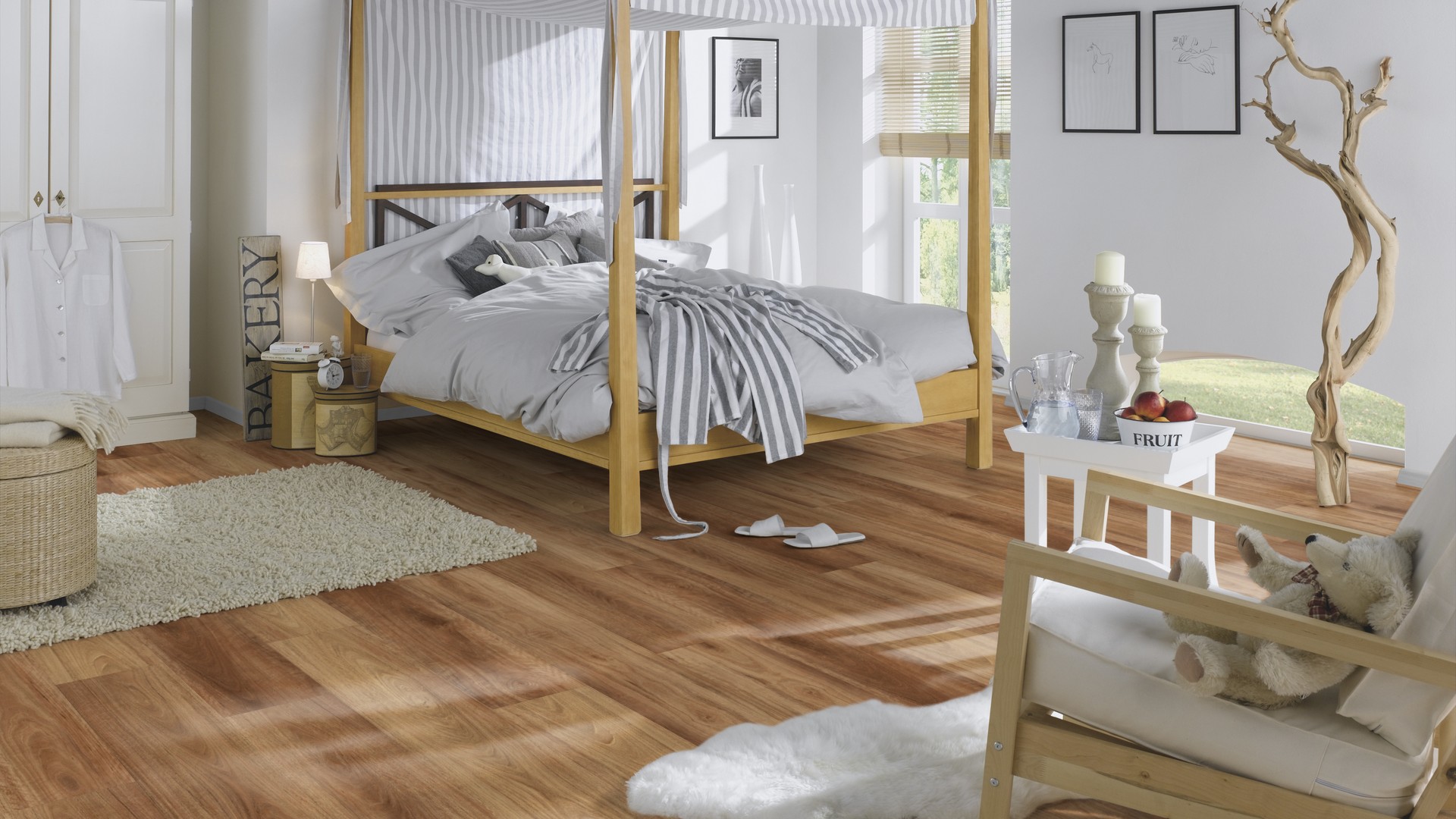 TER HÜRNE Design-Vinylboden Doussie Damaskus Lange Landhausdiele D06 | Grand Choice Perform-4012853152078