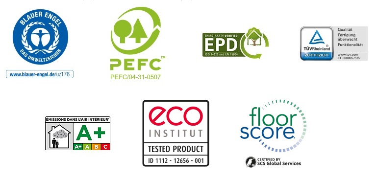 PARADOR Laminat Eiche Mix lichtgrau Seidenmatte Struktur | Classic 1050-4014809150473