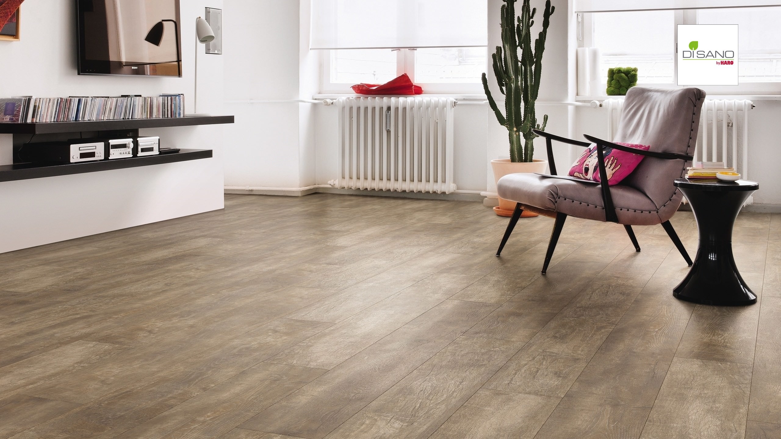 HARO Designboden Antikeiche geräuchert Landhausdiele XL 4V | DISANO Life | 12 m²-4018427414924