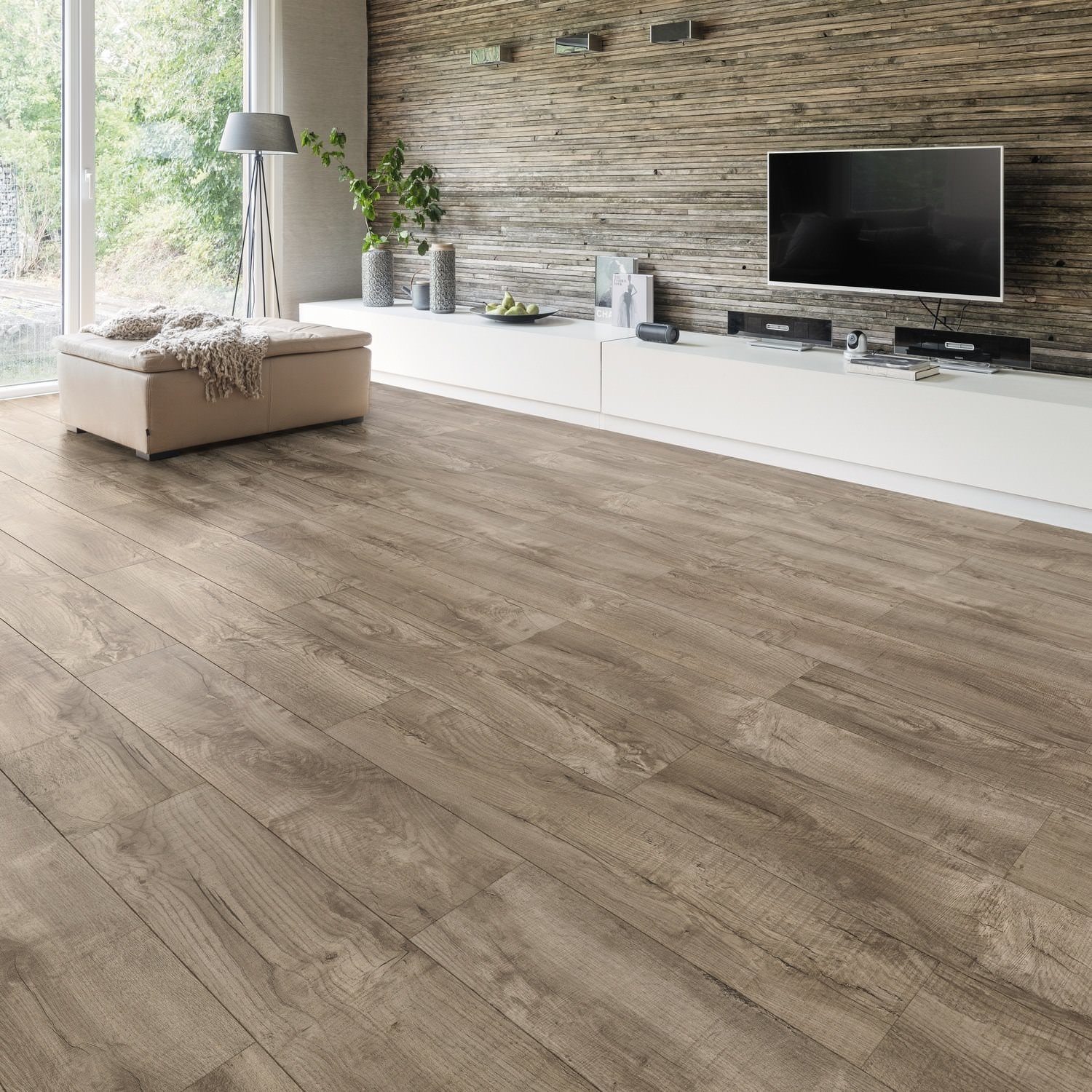 HARO Korkboden Arteo XL 4V Shabby Oak grau permaDur | Corkett-4018427427252