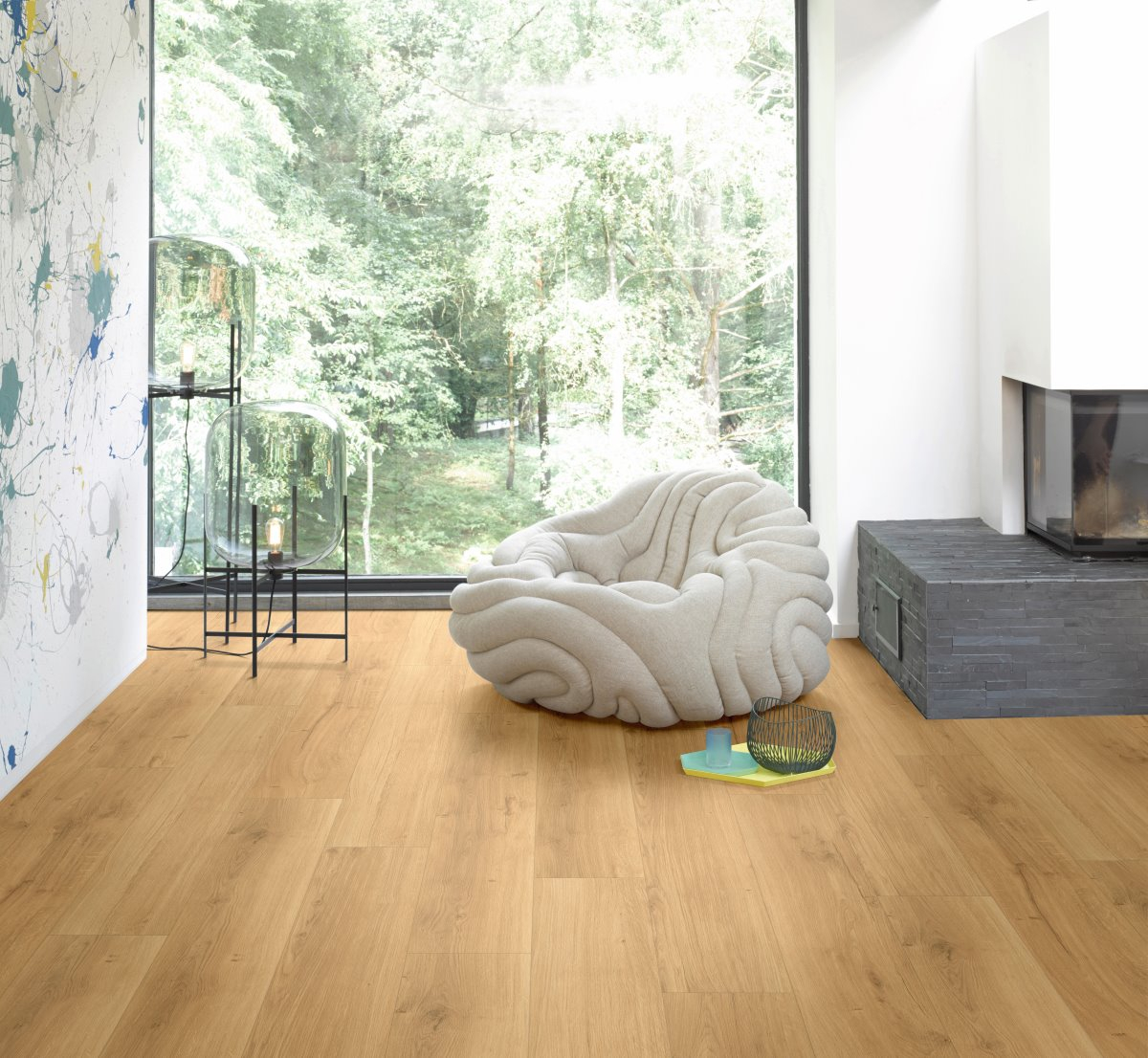 PARADOR Designboden Eiche Spirit natur Landhausdiele Holzstruktur 4-seitige Fase | Modular ONE Hydron