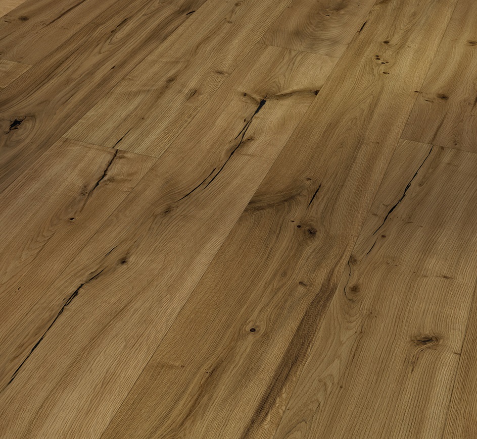 PARADOR Parkett Eiche geräuchert handscraped Landhausdiele naturgeölt | Sonderedition Kurzlänge-#