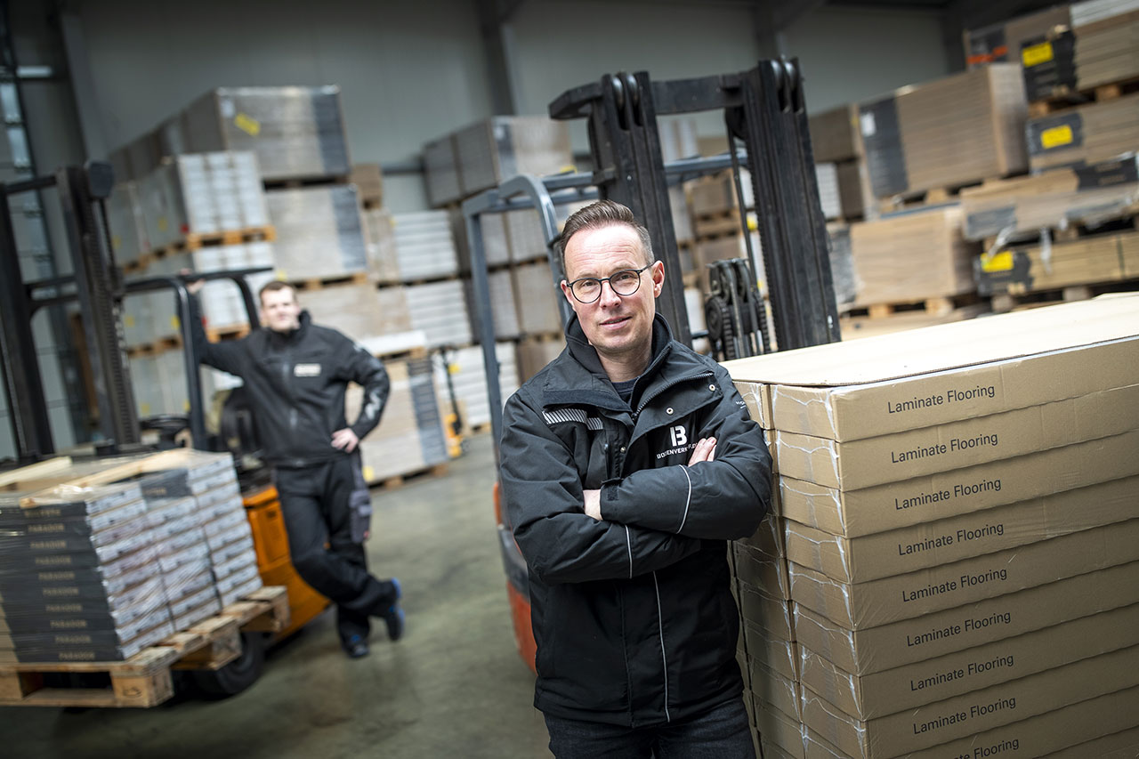 Die bodenverkauf.de-Lagerhalle für Böden