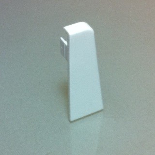 BELLFLOOR Bauhaus Weiß Endkappe Links-#