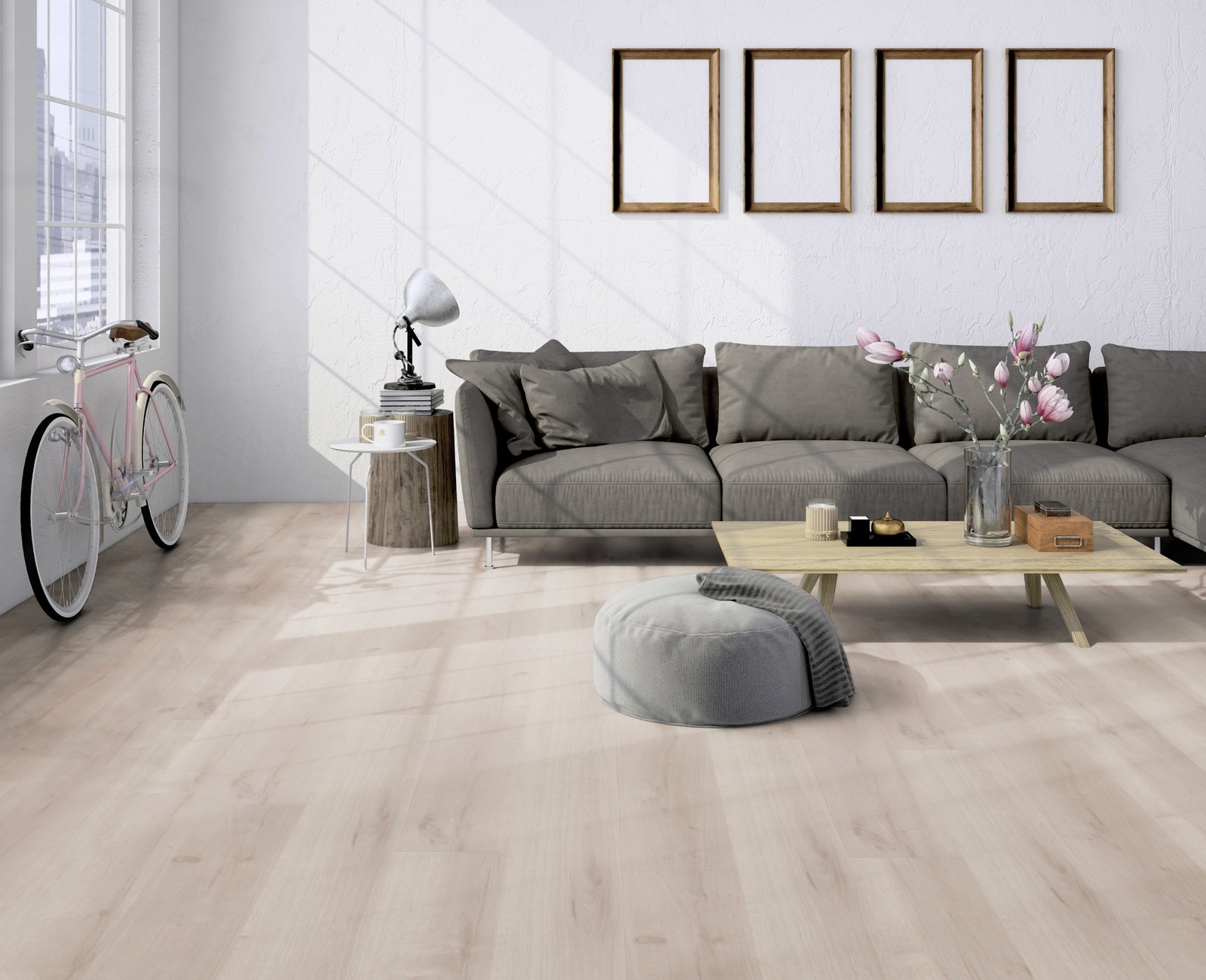TER HÜRNE Vinylboden Eiche Borkum beige Lange Landhausdiele F04 | Pure Choice Compact | 26 m²-4012853128554