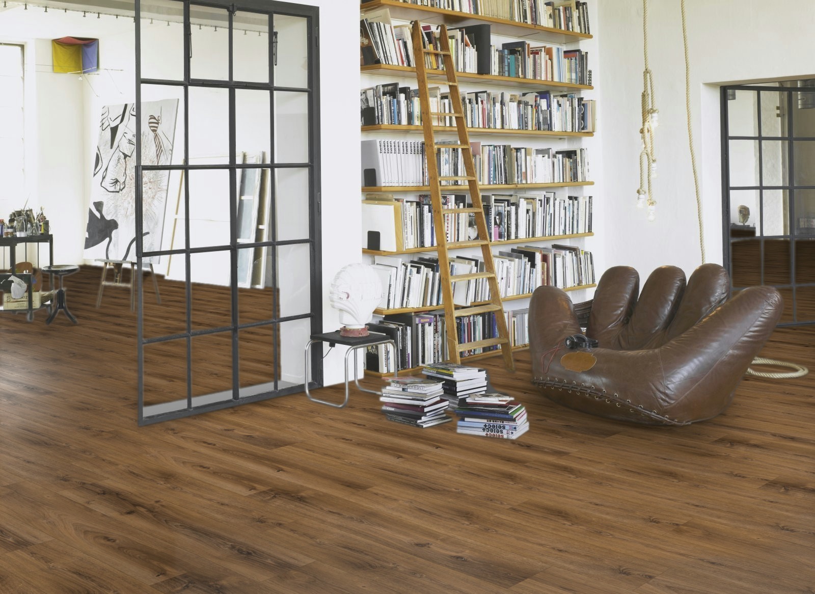 PARADOR Laminat Eiche Montana gekälkt Landhausdiele Naturmattstruktur 4-seitige V-Fuge | Hydron 600-4014809240594