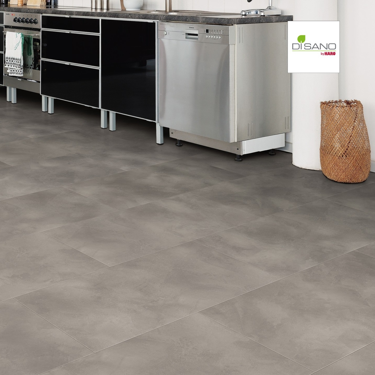 HARO Designboden Piazza 4V Beton grau Steinstruktur | DISANO SmartAqua | 2. Wahl HARO Designboden Piazza 4V Beton grau Steinstruktur | DISANO SmartAqua | 2. Wahl
