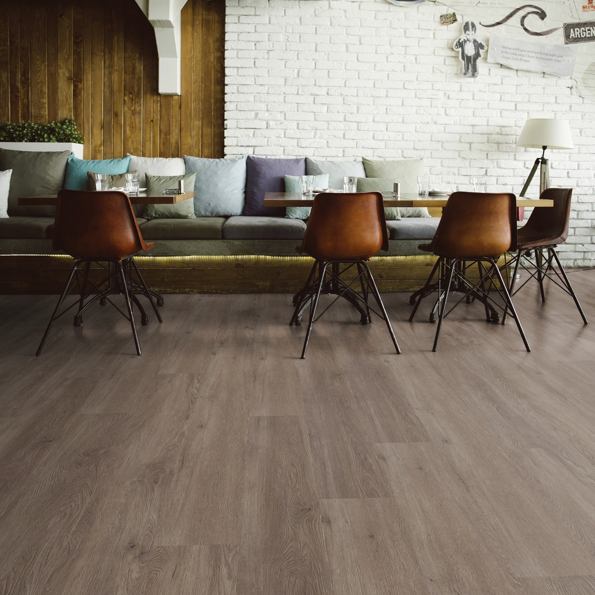 TER HÜRNE Design-Vinylboden Eiche Canberra graubraun Landhausdiele | Straight Choice Comfort | 32 m²-4012853119736