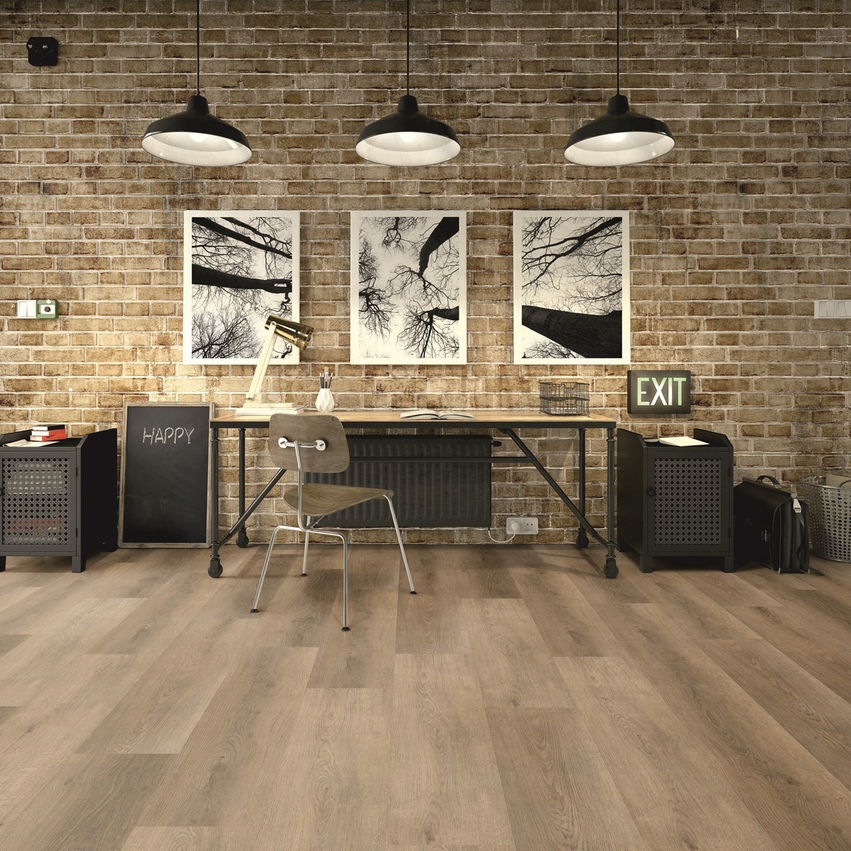 TER HÜRNE Design-Vinylboden Eiche Marie gebürstet Landhausdiele | Friends