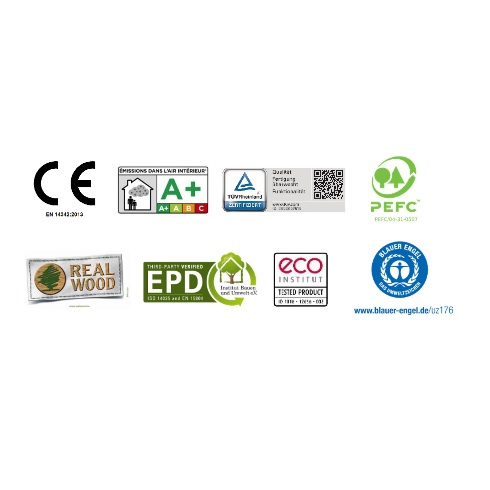 PARADOR Parkett Eiche Rustikal Schiffsboden 3-Stab lackversiegelt | Classic 3060-4014809190462