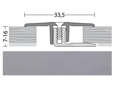 PRINZ Übergangsprofil Aluminium Edelstahl 100 cm-4012406207705 guenstig bei bodenverkauf.de kaufen PRINZ Übergangsprofil Aluminium Edelstahl 100 cm-4012406207705