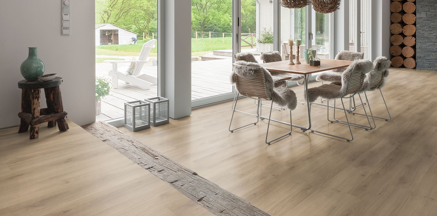 HARO Laminat Eiche Emilia puro Landhausdiele 4V | Tritty 100 | 2.Wahl | 29 m²-4018427448790