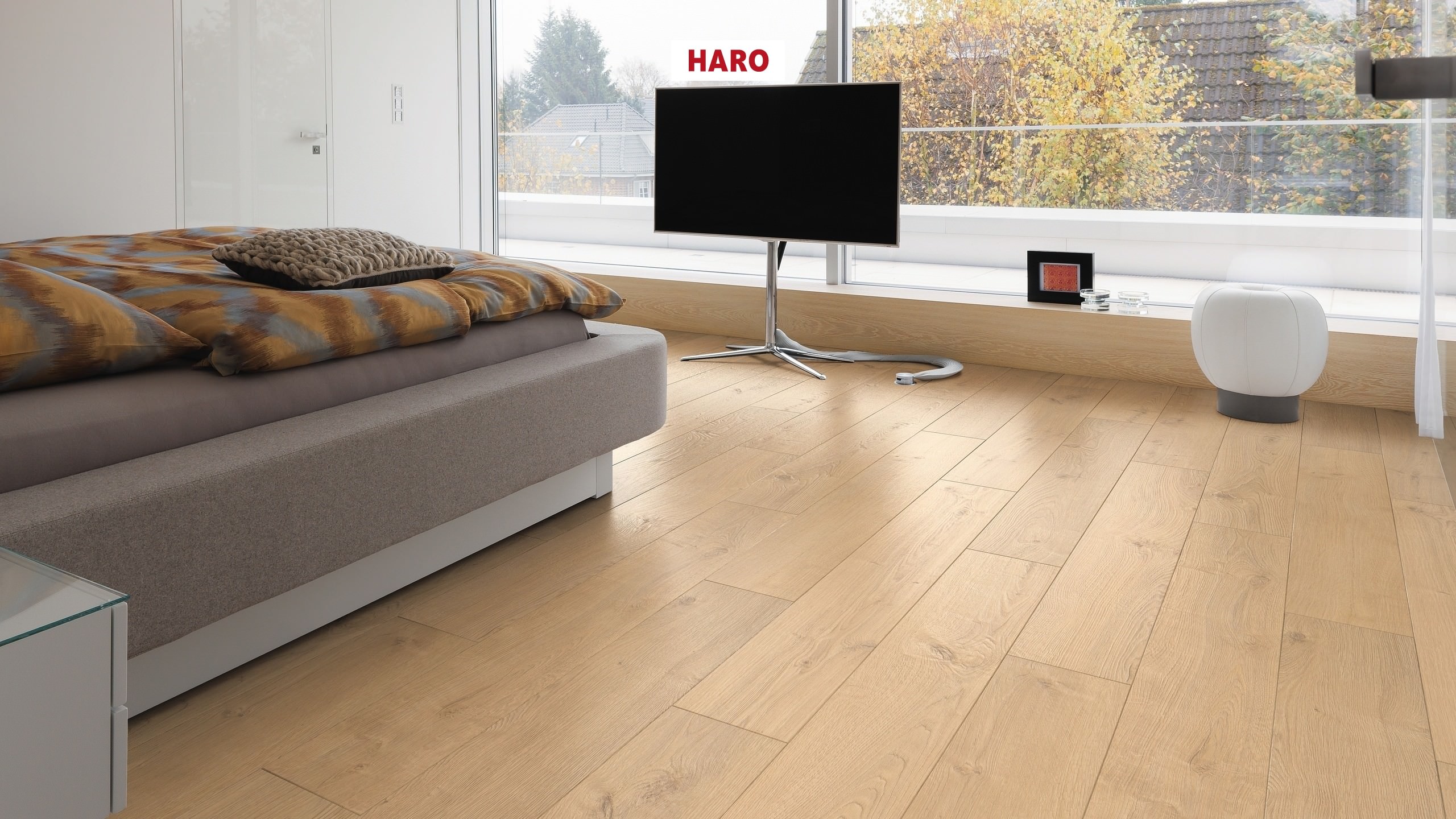 HARO Laminat Eiche Portland puro authentic Landhausdiele 4V | Tritty 100 | 2. Wahl | 9 m²-4018427377007
