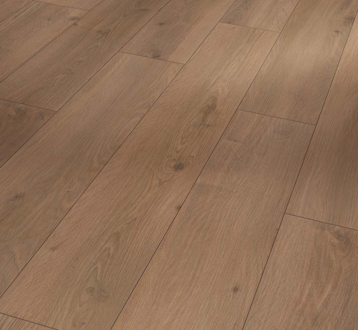 PARADOR Laminat Eiche dunkel gekälkt Landhausdiele 4-seitige V-Fuge | Classic 1050-4014809153894