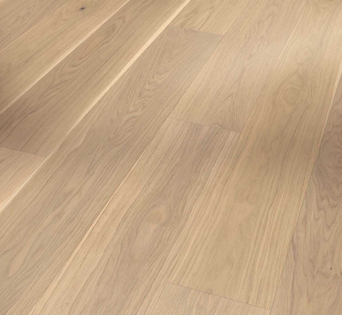 PARADOR Parkett Eiche Living Landhausdiele lackversiegelt matt weiß Minifase | Classic 3060-4014809162377