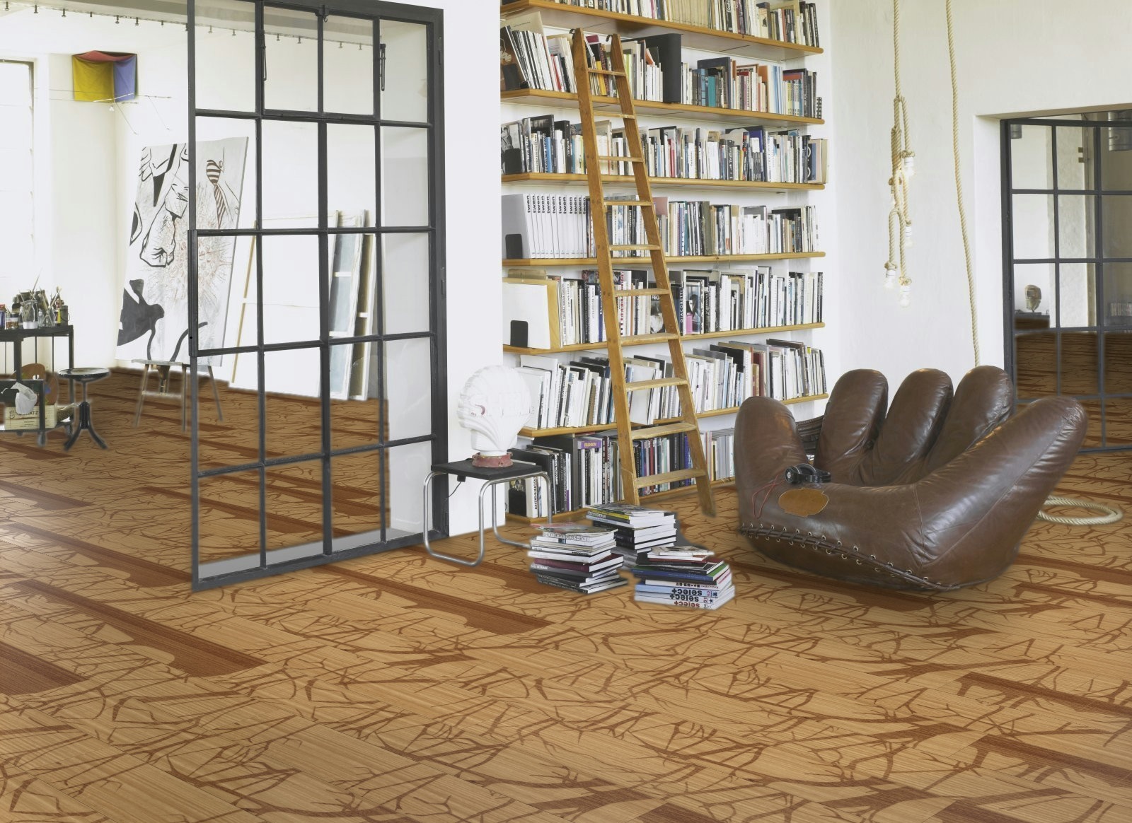 PARADOR Vinylboden Silhouette Gebürstete Struktur 4-seitige Fase Iconics | Trendtime 8-4014809240853