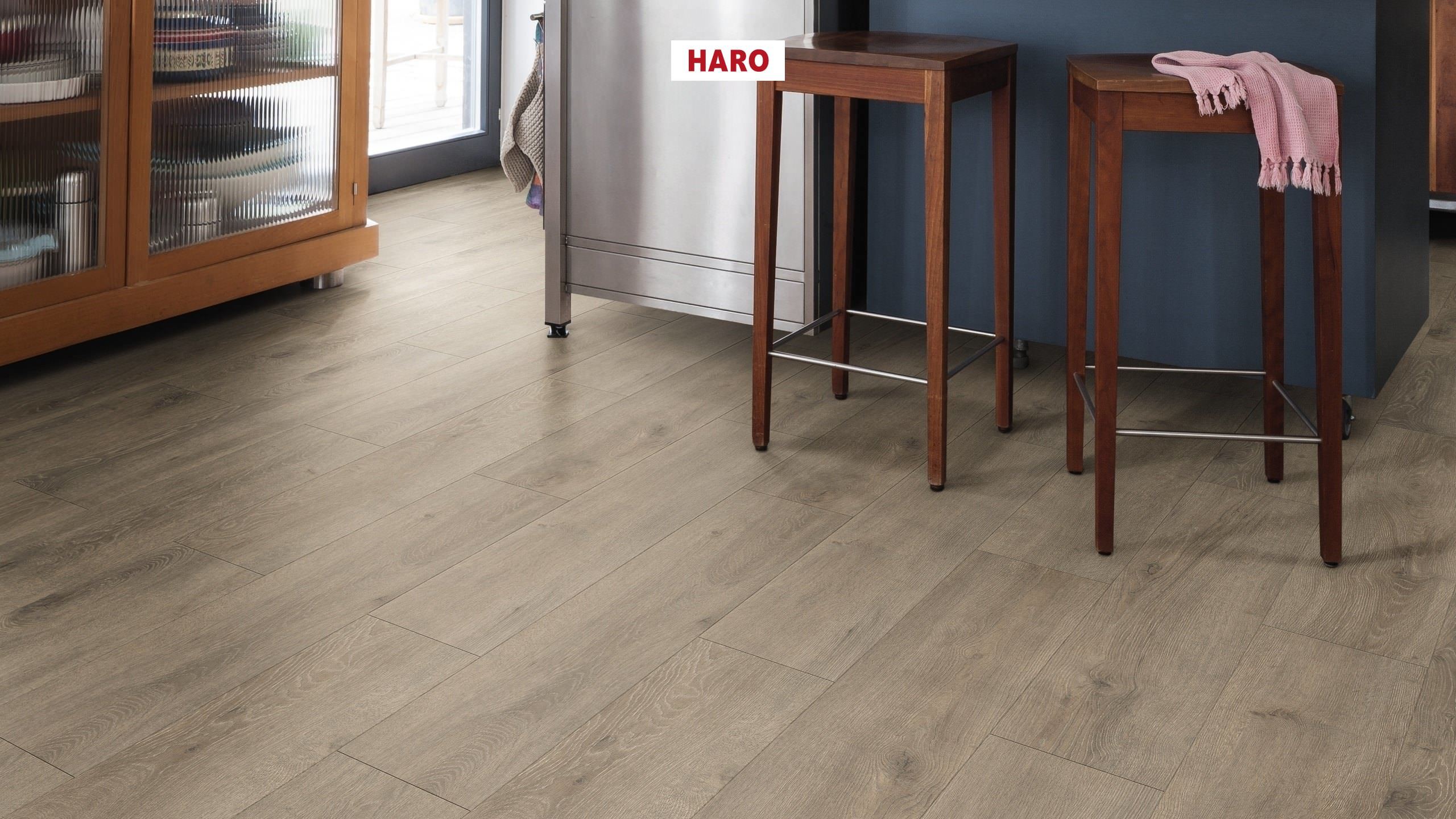 HARO Laminat Eiche Veneto mocca Landhausdiele 4V | Tritty 100 Gran Via Sonderedition | 8 m²-4018427474768