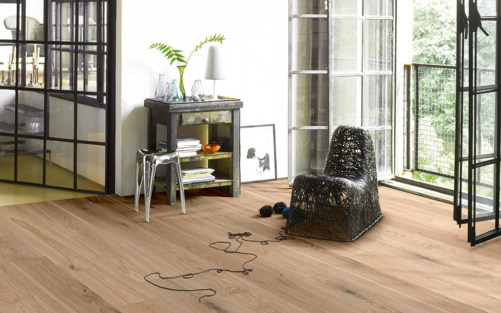 PARADOR Parkett Eiche Living Landhausdiele lackversiegelt matt weiß Minifase | Classic 3060-4014809162377 guenstig bei bodenverkauf.de kaufen PARADOR Parkett Eiche Living Landhausdiele lackversiegelt matt weiß Minifase | Classic 3060-4014809162377