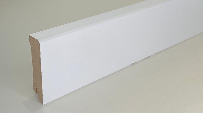 BELLFLOOR Bremer Profil Sockelleiste SL 70 Weiß 18 x 70 x 2380 mm-# guenstig bei bodenverkauf.de kaufen BELLFLOOR Bremer Profil Sockelleiste SL 70 Weiß 18 x 70 x 2380 mm-#