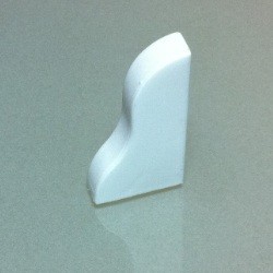 BELLFLOOR Classic Weiß Endkappe Links-#