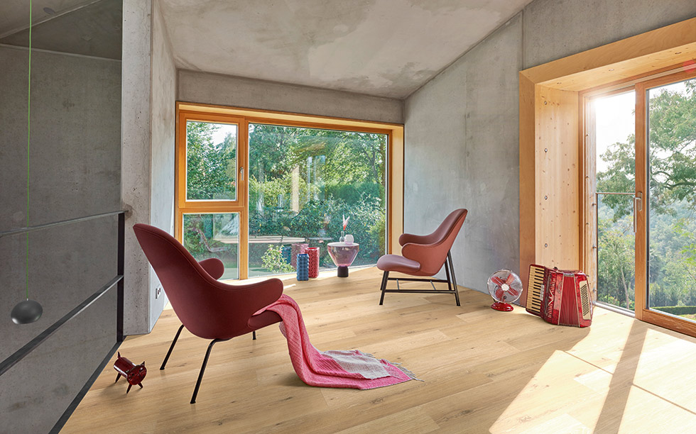 PARADOR Vinylboden Eiche Natural Mix hell Landhausdiele Holzstruktur | Classic 2030 | 20 m²-4014809191865