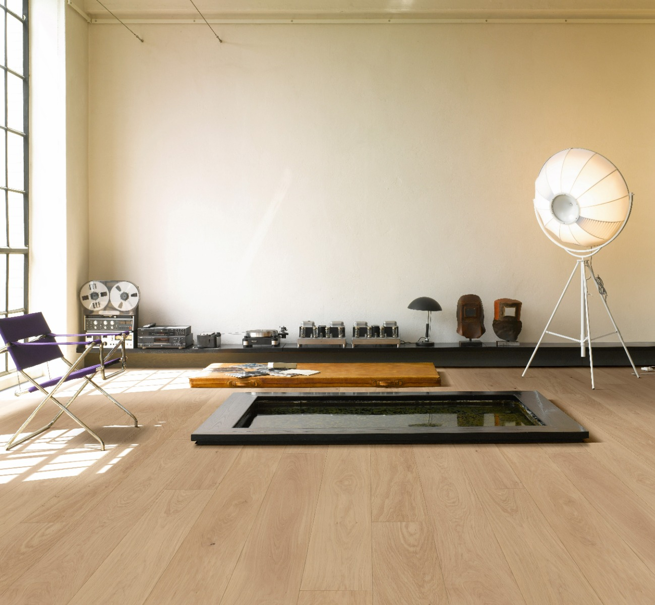 PARADOR Parkett Eiche Pure Landhausdiele gebürstet lackversiegelt matt 4-seitige Fase | Classic 3025