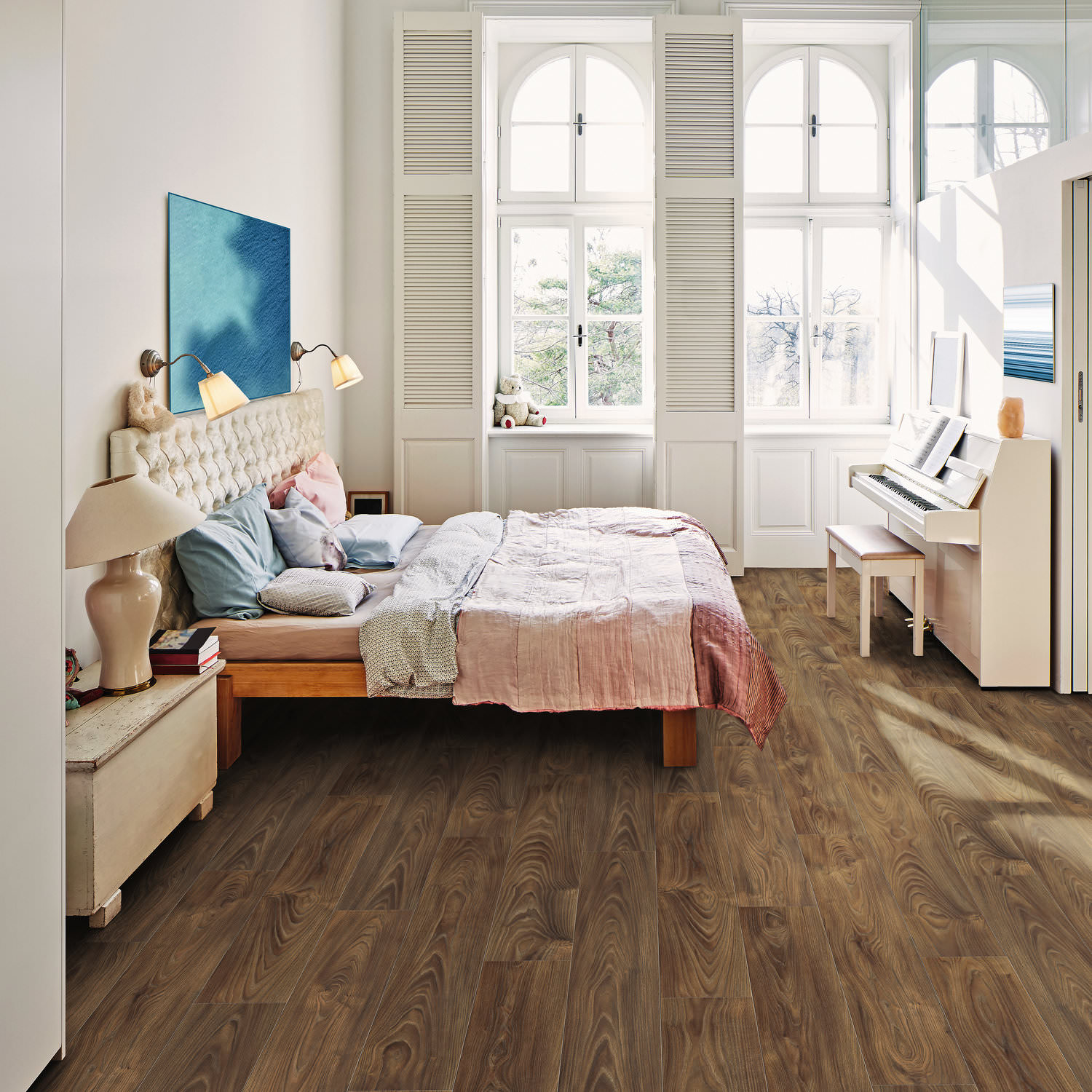 HARO Laminat Nussbaum Vario authentic soft Landhausdiele 4V | Tritty 100 | 22,5 m²-4018427516369