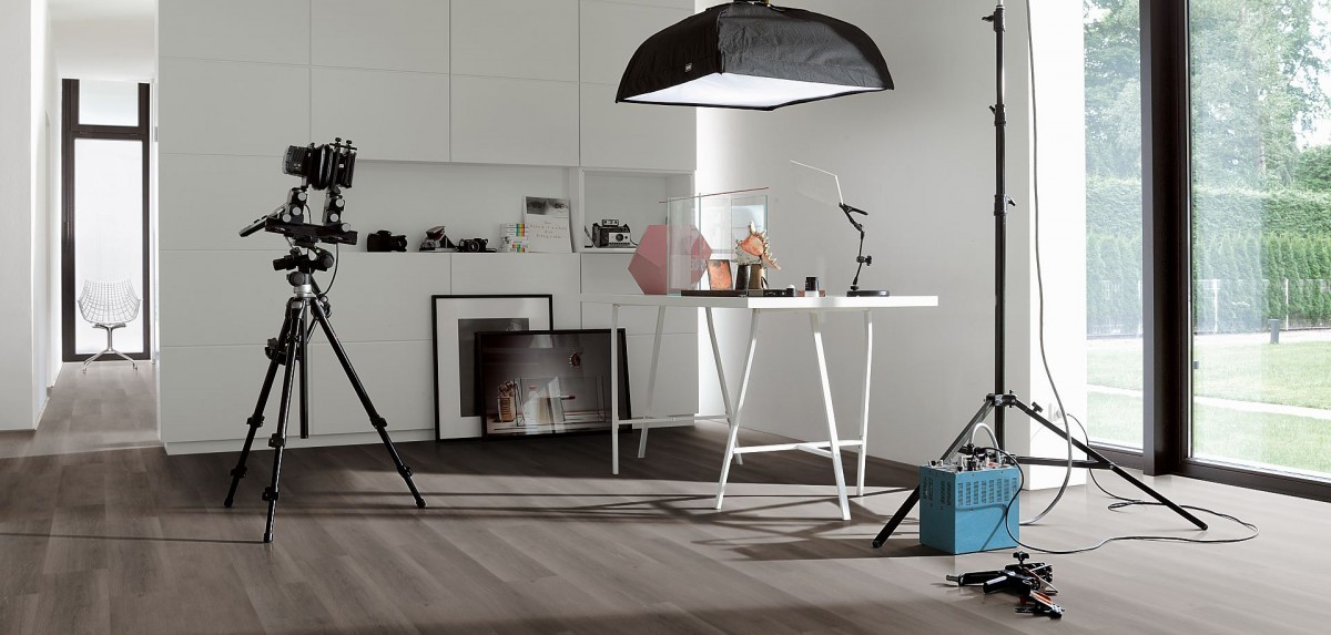 PARADOR Vinylboden Eiche Skyline grau Landhausdiele Gebürstete Struktur | Classic 2050-4014809172154