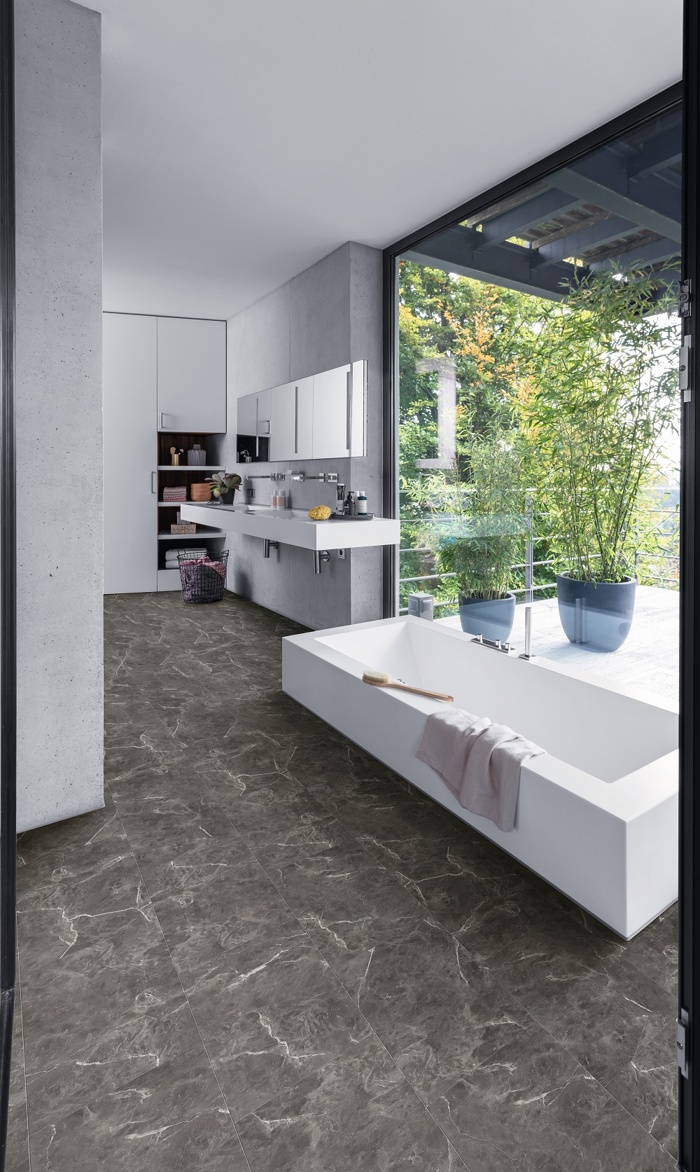 HARO Designboden 4VM Marmor anthrazit strukturiert | DISANO Saphir | 2. Wahl | 28 m²-4018427458720 guenstig bei bodenverkauf.de kaufen HARO Designboden 4VM Marmor anthrazit strukturiert | DISANO Saphir | 2. Wahl | 28 m²-4018427458720