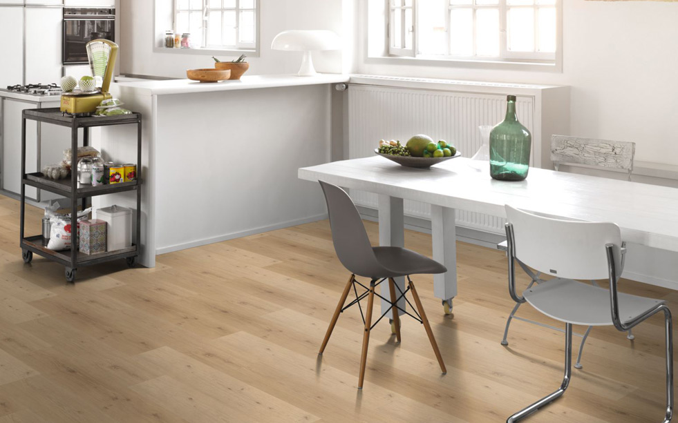 PARADOR Vinylboden Eiche Natural Mix hell Landhausdiele 4-seitige Fase | Classic 2070-4014809237419