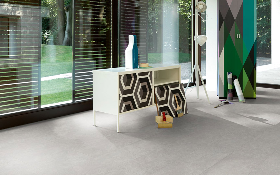 PARADOR Laminat Beton Ornament hellgrau Steinstruktur M4V | Trendtime 5-4014809227250