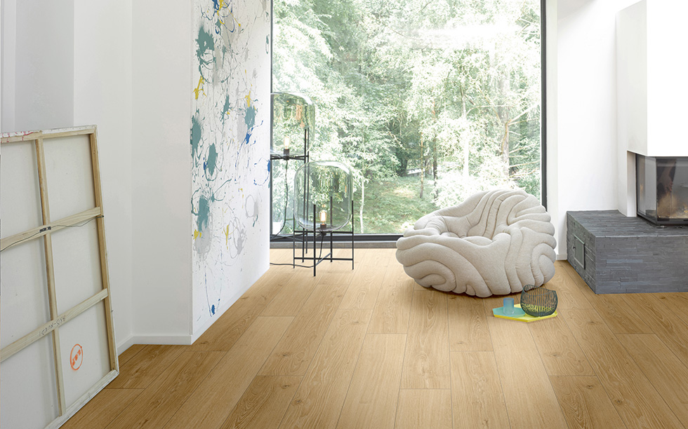 PARADOR Laminat Eiche Studioline natur Landhausdiele 4-seitige V-Fuge | Classic 1050-4014809172475