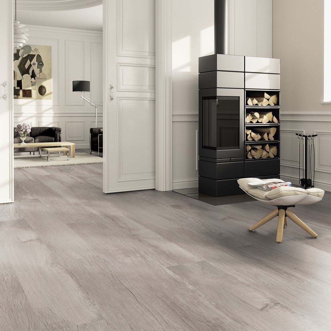 TER HÜRNE Design-Vinylboden Eiche Belgrad sägerau-gebürstet Lange Landhausdiele | Grand Choice Comfort | 26 m² TER HÜRNE Design-Vinylboden Eiche Belgrad sägerau-gebürstet Lange Landhausdiele | Grand Choice Comfort | 26 m²