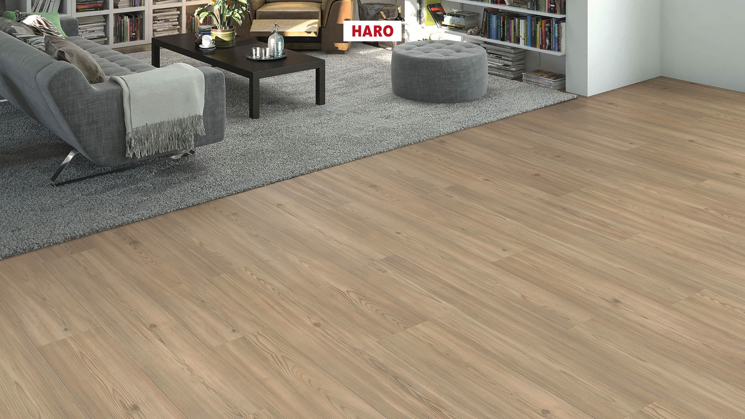 HARO Laminat Pinie Florenz soft matt Landhausdiele 4V | Tritty 90 | 2.Wahl-4018427516277