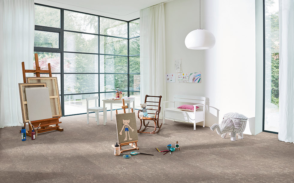 PARADOR Designboden Granit schiefergrau Steinstruktur 4-seitige Fase | Basic-4014809265870